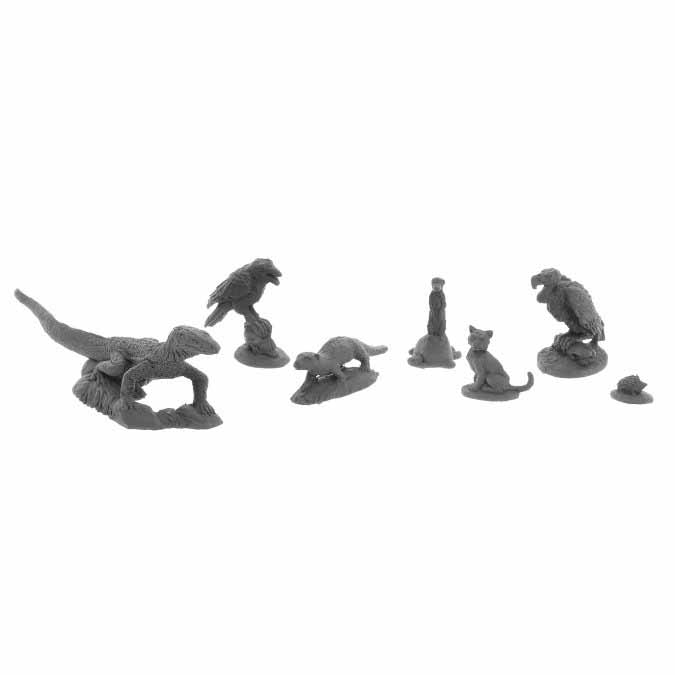 Dungeon Dwellers Familiars 3 #07050 Bones USA Unpainted Plastic Figures