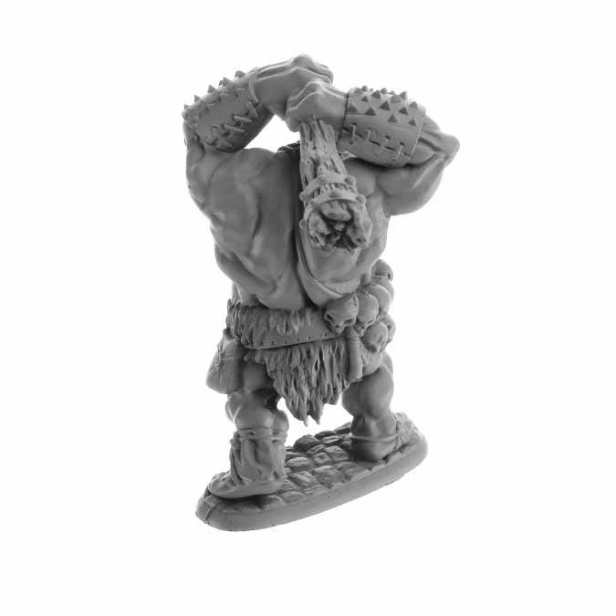 Dungeon Dwellers Ogre Smasher (Two Handed Club) #07061 Bones USA Unpainted Plastic Figure