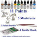 Reaper Miniatures Learn To Paint Bones Kit #08906 for Painting Mini Figures