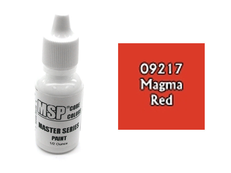 Reaper Miniatures Master Series Paints Core Color .5oz Bottle 09217 Magma Red