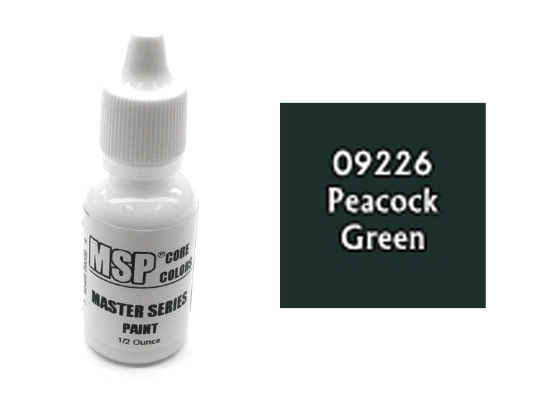 Master Series Paints MSP Core Color .5oz 09226 Peacock Green