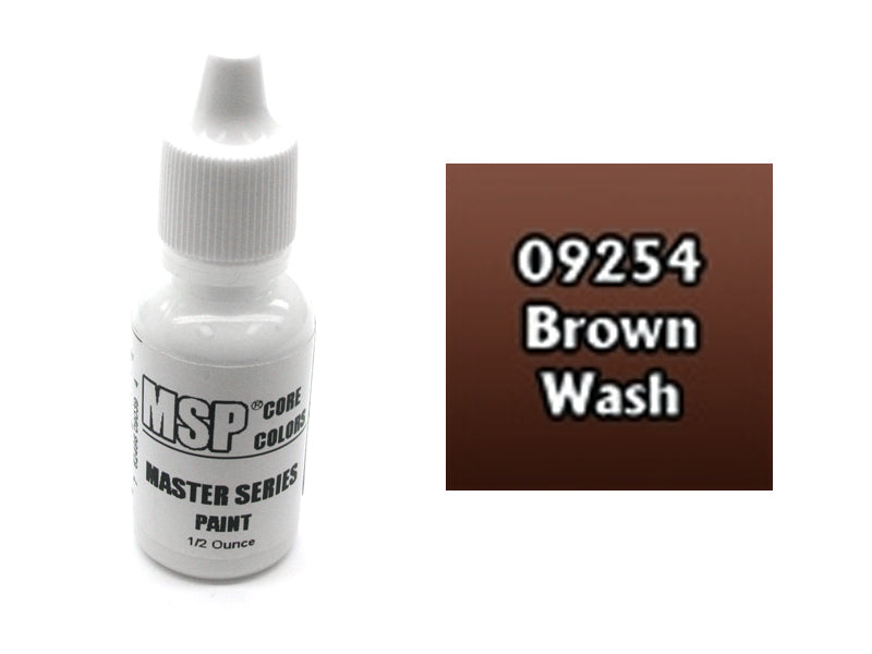 Reaper Miniatures Master Series Paints MSP Core Color .5oz #09254 Brown Wash