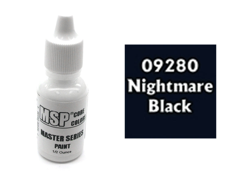 Reaper Miniatures Master Series Paints Core Color .5oz #09280 Nightmare Black