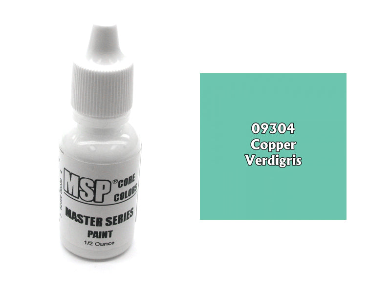 Minis Master Series Paints Core Color .5oz Bottle 09304 Copper Verdigris