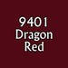 MSP Bones Color 1/2oz Paint Bottle #09401 - Dragon Red