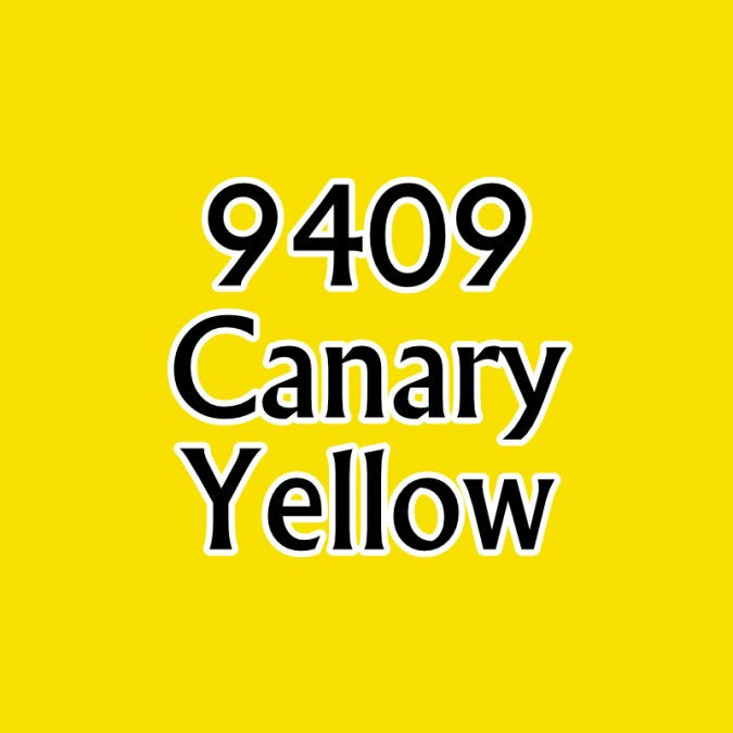 MSP Bones Color 1/2oz Paint Bottle #09409 - Canary Yellow