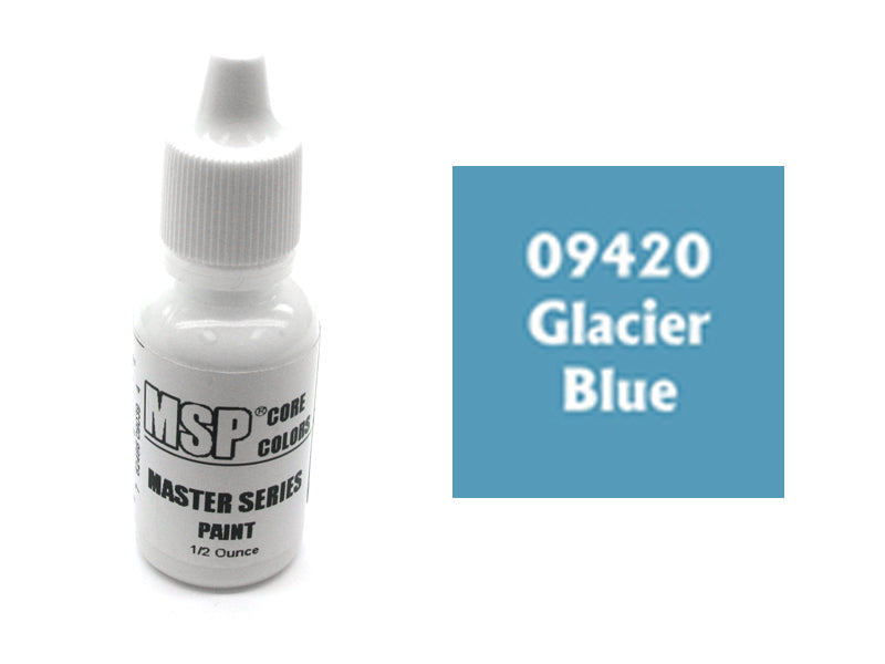 MSP Bones Color 1/2oz Paint Bottle #09420 - Glacier Blue