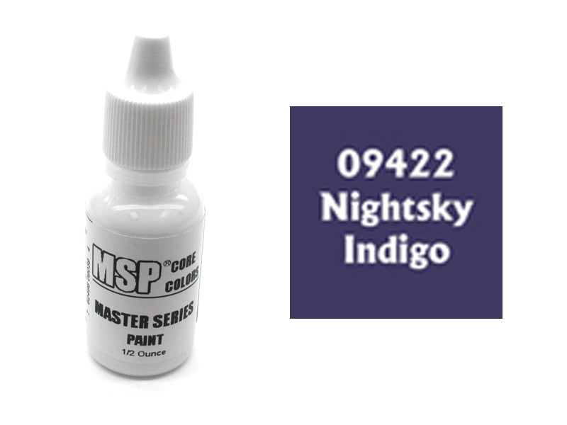 MSP Bones Color 1/2oz Paint Bottle #09422 - Nightsky Indigo
