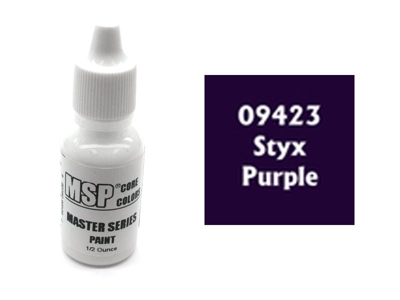 MSP Bones Color 1/2oz Paint Bottle #09423 - Styx Purple