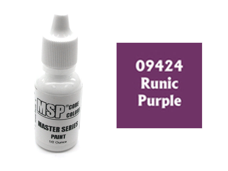 MSP Bones Color 1/2oz Paint Bottle #09424 - Runic Purple