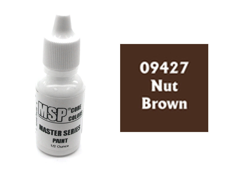 MSP Bones Color 1/2oz Paint Bottle #09427 - Nut Brown