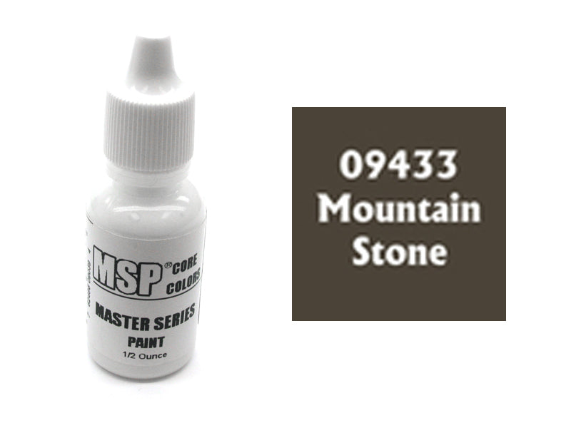 MSP Bones Color 1/2oz Paint Bottle #09433 - Mountain Stone