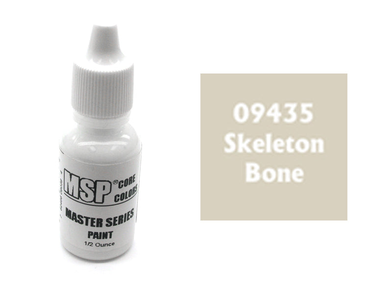 MSP Bones Color 1/2oz Paint Bottle #09435 - Skeleton Bone
