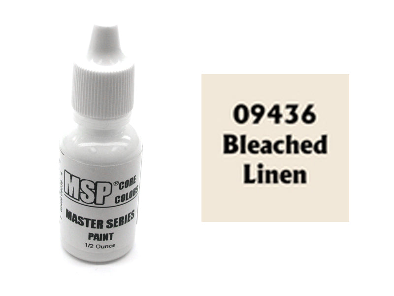 MSP Bones Color 1/2oz Paint Bottle #09436 - Bleached Linen