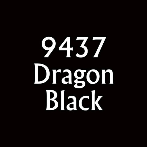 MSP Bones Color 1/2oz Paint Bottle #09437 - Dragon Black
