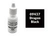 MSP Bones Color 1/2oz Paint Bottle #09437 - Dragon Black