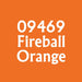 MSP Bones Color 1/2oz Paint Bottle #09469 - Fireball Orange