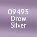 MSP Bones Color 1/2oz Paint Bottle #09495 - Drow Silver