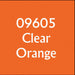 Master Series Paint 1/2 Ounce Paint Bottle - #09605 Clear Orange