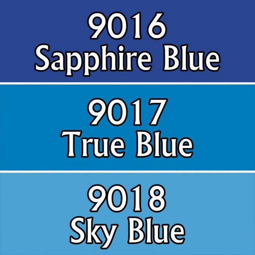 Reaper Miniatures Pure Blues #09706 Master Series Triads 3 Pack .5oz Paint