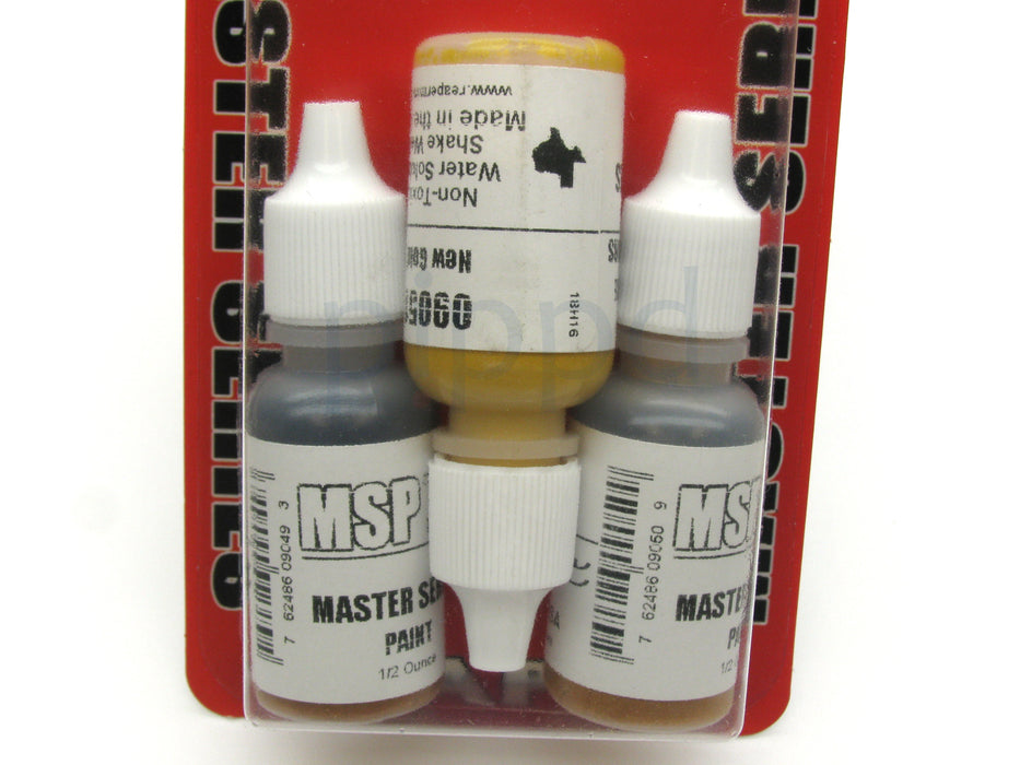 Reaper Miniatures Gold-Toned Metal #09717 Master Series Triads 3 Pack .5oz Paint