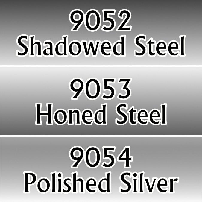 Reaper Miniatures Silver-Toned Metal #09718 Master Series Triads 3 Pk .5oz Paint