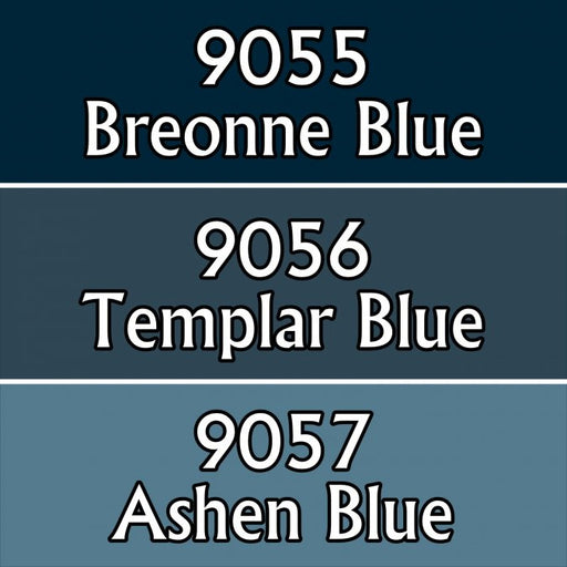 Reaper Miniatures Martial Blues #09719 Master Series Triads 3 Pack .5oz Paint