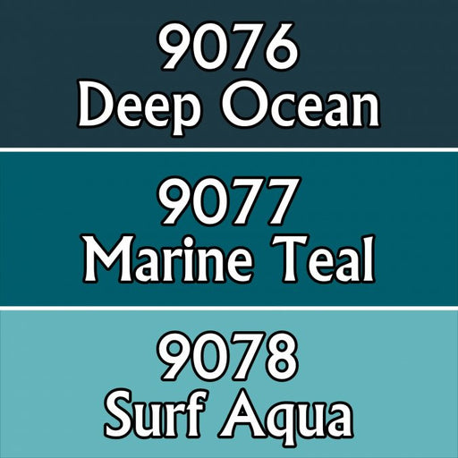 Reaper Miniatures Ocean Colors #09726 Master Series Triads 3 Pack .5oz Paint