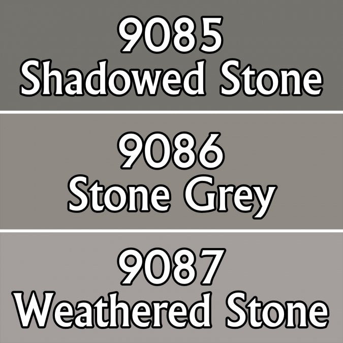 Reaper Miniatures Stone Colors #09729 Master Series Triads 3 Pack .5oz Paint
