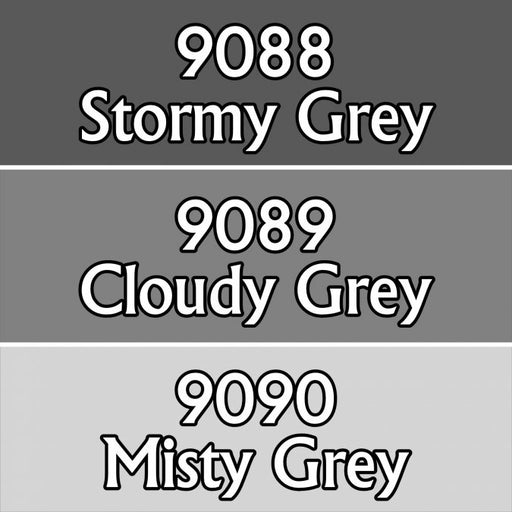 Reaper Miniatures Neutral Greys #09730 Master Series Triads 3 Pack .5oz Paint