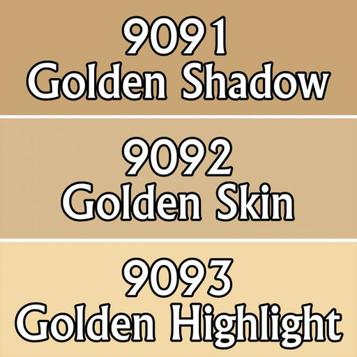 Reaper Miniatures Golden Skintones #09731 Master Series Triads 3 Pack .5oz Paint