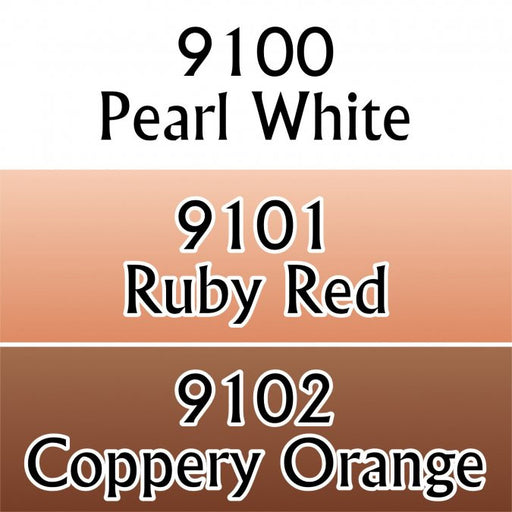 Reaper Miniatures Colored Metallics 1 09734 Master Series Triads 3 Pk .5oz Paint