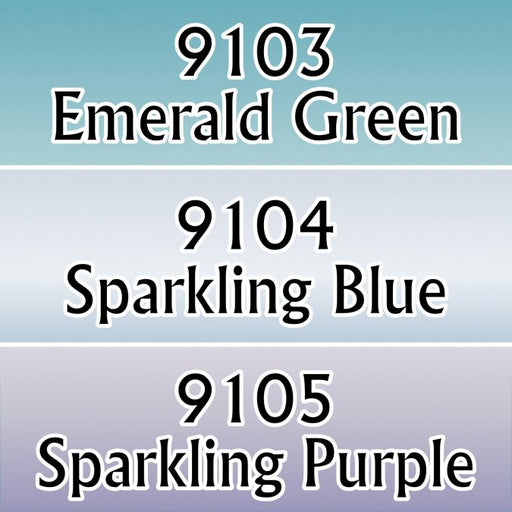 Reaper Miniatures Colored Metallics 2 09735 Master Series Triads 3 Pk .5oz Paint