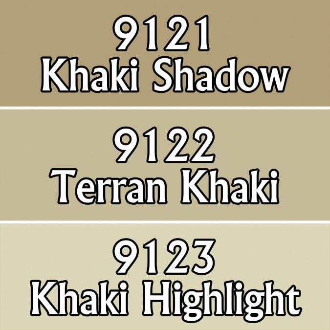 Reaper Miniatures Terran Khaki #09741 Master Series Triads 3 Pack .5oz Paint