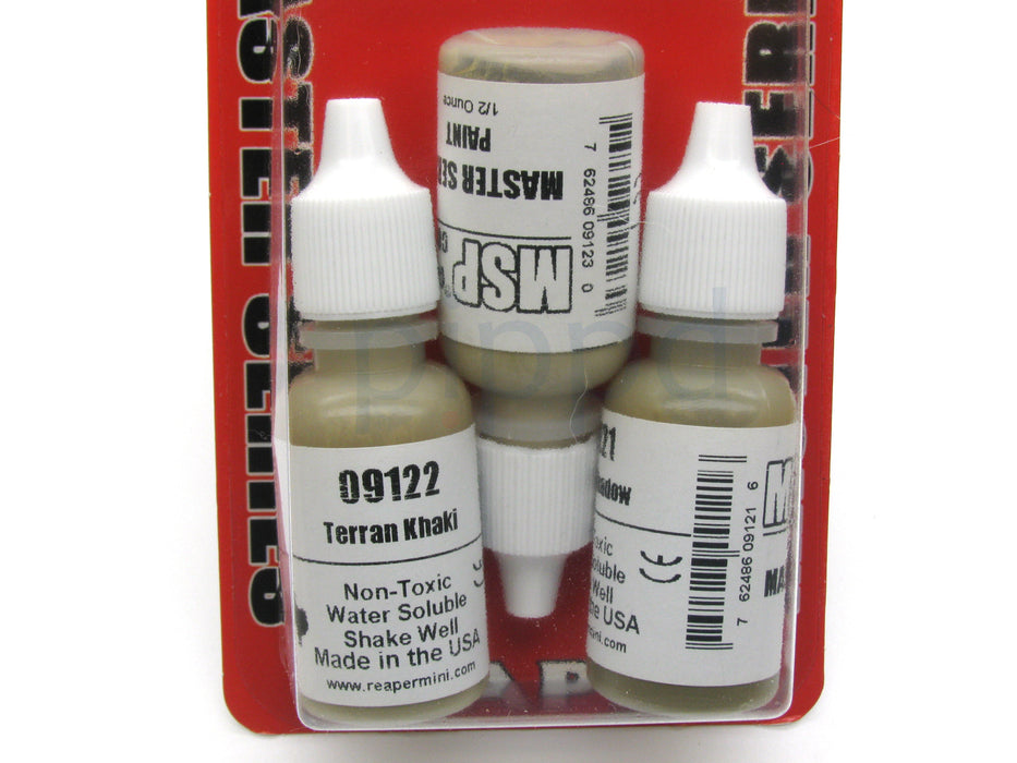 Reaper Miniatures Terran Khaki #09741 Master Series Triads 3 Pack .5oz Paint