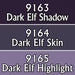 Reaper Miniatures Dark Elf Skin #09755 Master Series Triads 3 Pack .5oz Paint
