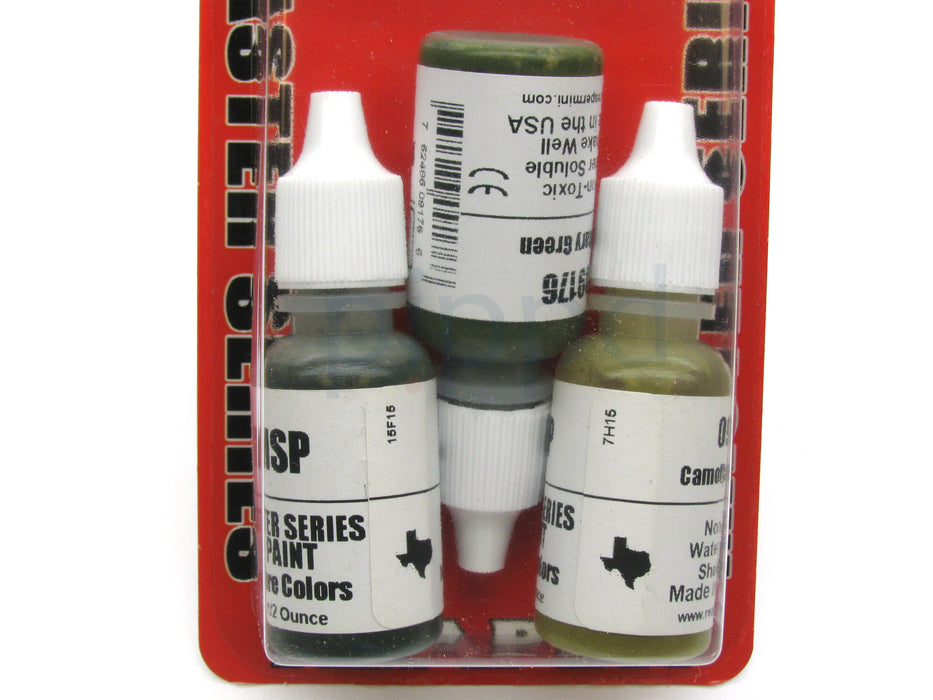 Reaper Miniatures Camoflage Green #09759 Master Series Triads 3 Pack .5oz Paint