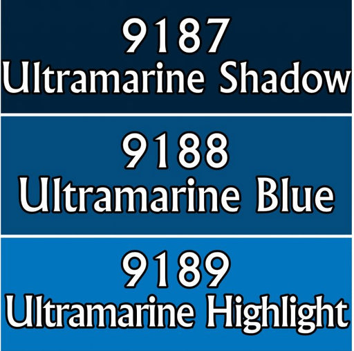 Reaper Miniatures Ultramarine Blues 09763 Master Series Triads 3 Pack .5oz Paint