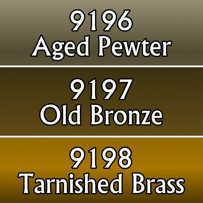 Reaper Miniatures Metallics V #09766 Master Series Triads 3 Pack .5oz Paint