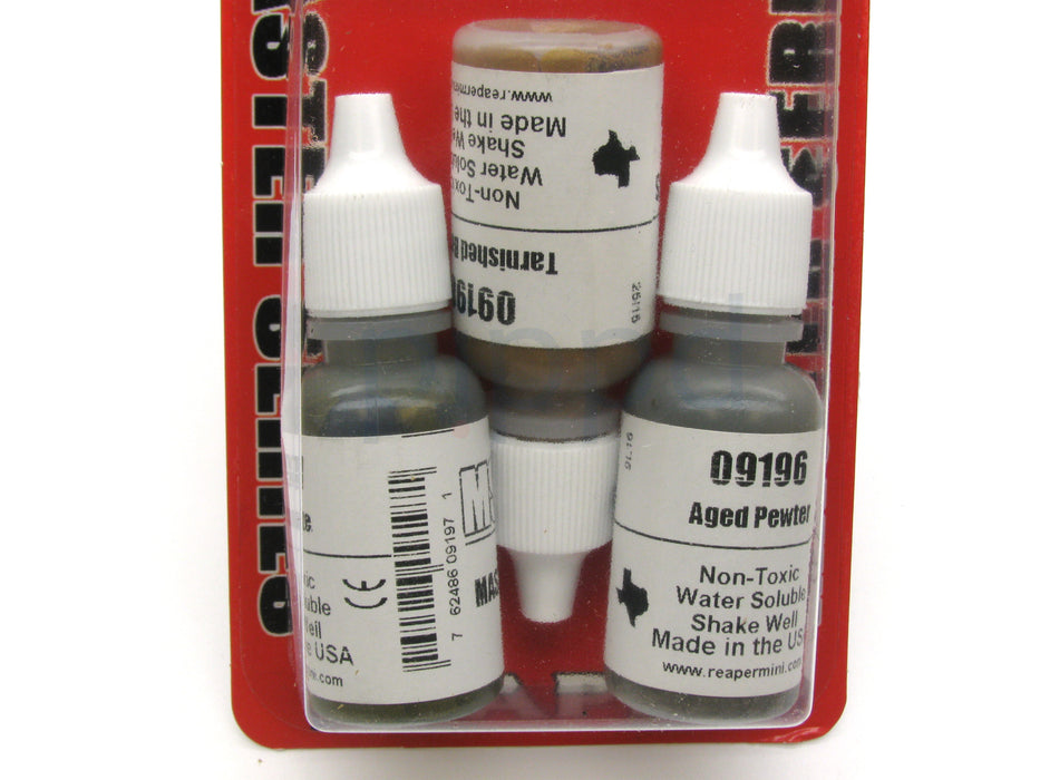 Reaper Miniatures Metallics V #09766 Master Series Triads 3 Pack .5oz Paint