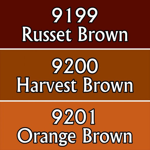 Reaper Miniatures Autumn Browns #09767 Master Series Triads 3 Pack .5oz Paint