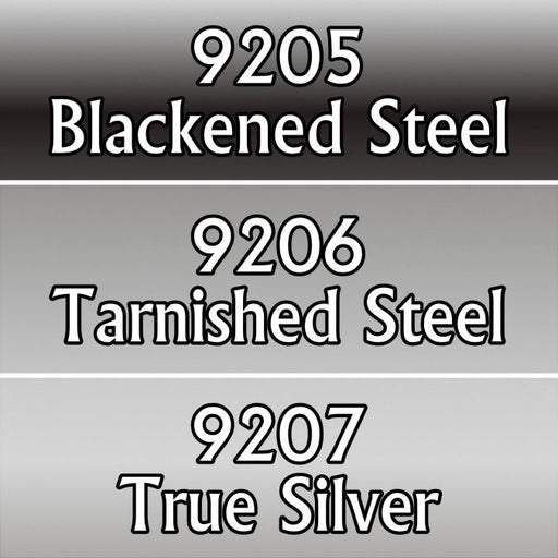 Reaper Miniatures Natural Steel #09769 Master Series Triads 3 Pack .5oz Paint