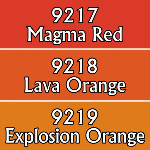 Reaper Miniatures Lava Colors #09773 Master Series Triads 3 Pack .5oz Paint