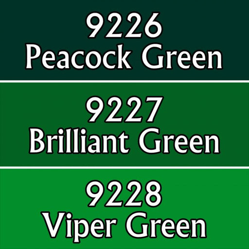 Reaper Miniatures Brilliant Greens #09776 Master Series Triads 3 Pack .5oz Paint