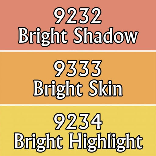 Reaper Miniatures Bright Skintones #09778 Master Series Triads 3 Pack .5oz Paint