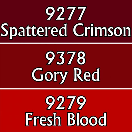 Reaper Miniatures Gory Reds #09793 Master Series Triads 3 Pack .5oz Paint