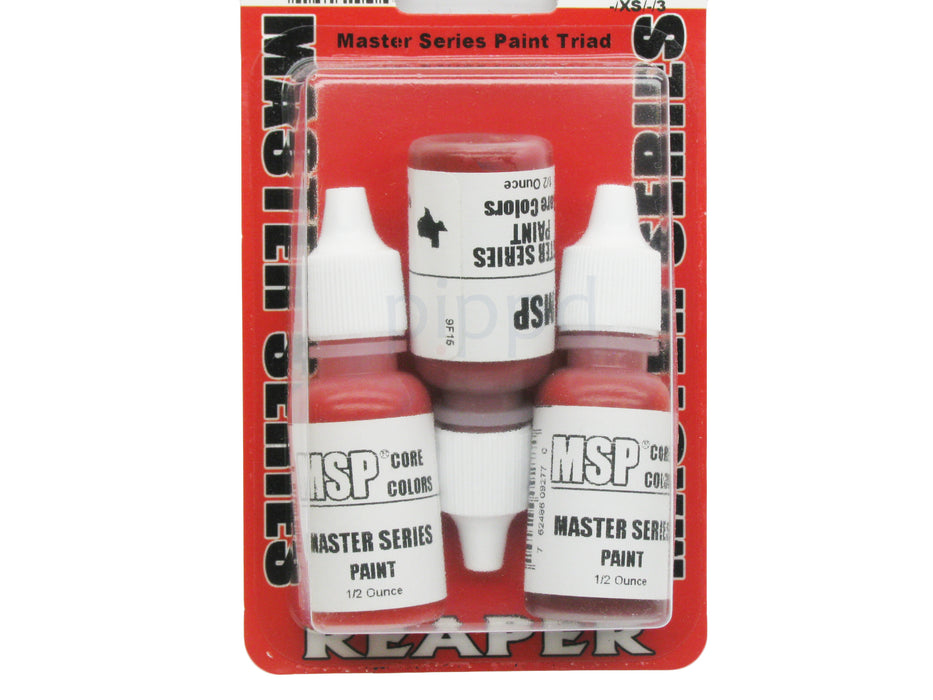 Reaper Miniatures Gory Reds #09793 Master Series Triads 3 Pack .5oz Paint