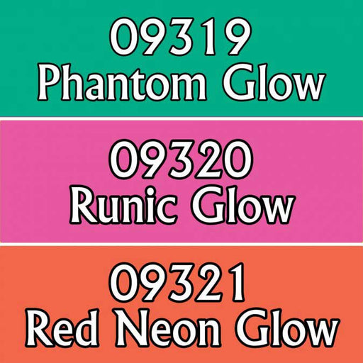 Reaper Miniatures Glows #09811 Master Series Triads 3 Pack .5oz Paint