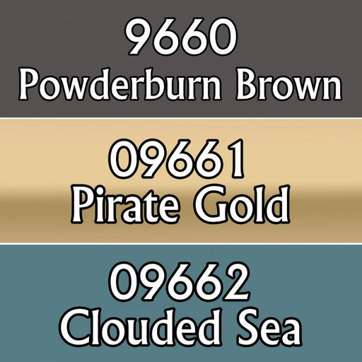 Reaper Miniatures ReaperCon 2020 Pirate Colors 09895 MSP Triad 3 Pack .5oz Paint