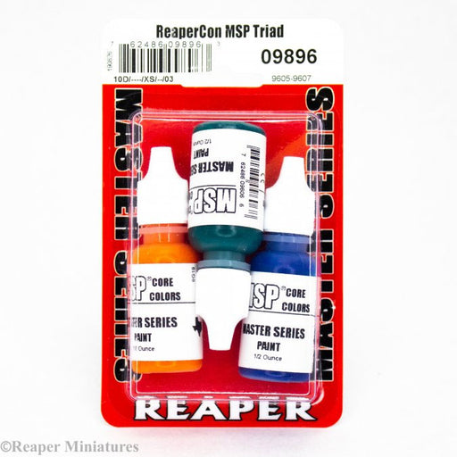 Reaper Miniatures ReaperCon 2019 Clear Brights 09896 MSP Triad 3 Pack .5oz Paint
